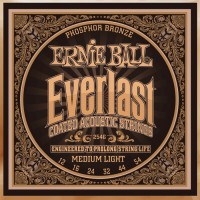 Strings Ernie Ball Everlast Coated Phosphor Bronze 12-54 