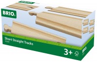 Photos - Car Track / Train Track BRIO Short Straight Tracks 33334 