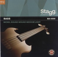 Photos - Strings Stagg Bass Nickel-Round 45-100 