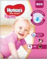 Photos - Nappies Huggies Ultra Comfort Girl 4 / 96 pcs 