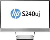 Photos - Monitor HP S240uj 24 "  silver