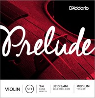 Photos - Strings DAddario Prelude Violin 3/4 Medium 