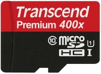 Photos - Memory Card Transcend Premium 400x microSD UHS-I 64 GB
