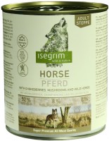 Photos - Dog Food Isegrim Adult Steppe Canned with Horse 