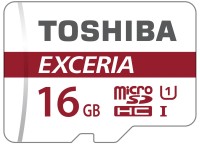 Photos - Memory Card Toshiba Exceria M302 microSDHC UHS-I U1 16 GB