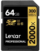 Photos - Memory Card Lexar Professional 2000x SD UHS-II 64 GB