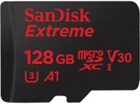 Photos - Memory Card SanDisk Extreme V30 A1 microSD UHS-I U3 128 GB
