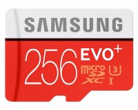 Memory Card Samsung EVO Plus microSDXC UHS-I U3 256 GB