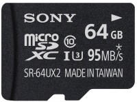 Photos - Memory Card Sony microSD UHS-I U3 64 GB