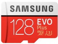 Memory Card Samsung EVO Plus 100 Mb/s microSDXC UHS-I U3 128 GB