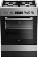 Photos - Cooker Beko FSMT 62321 DXSS stainless steel