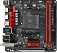 Photos - Motherboard ASRock Fatal1ty AB350 Gaming-ITX/ac 