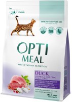 Photos - Cat Food Optimeal Adult Hairball Duck  4 kg