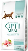 Photos - Cat Food Optimeal Adult Sterilised with Turkey  10 kg