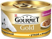 Photos - Cat Food Gourmet Gold Canned Duck/Turkey 24 pcs 