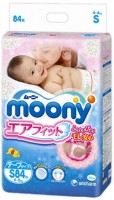 Photos - Nappies Moony Diapers S / 102 pcs 