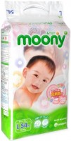 Photos - Nappies Moony Diapers L / 66 pcs 