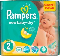 Photos - Nappies Pampers New Baby-Dry 2 / 108 pcs 