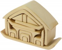 Photos - Construction Toy Nic House with Furniture Natural 523264 