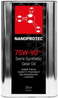 Photos - Gear Oil Nanoprotec Gear Oil 75W-90 GL-4 20 L
