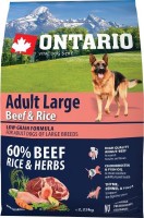 Photos - Dog Food Ontario Adult Large Beef/Rice 