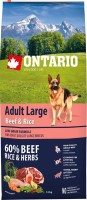 Photos - Dog Food Ontario Adult Large Beef/Rice 