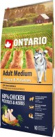 Photos - Dog Food Ontario Adult Medium Chicken/Potatoes 