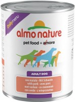 Photos - Dog Food Almo Nature Daily Menu Adult Canned Pork