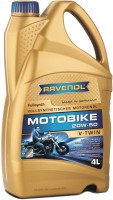 Photos - Engine Oil Ravenol Motobike V-Twin 20W-50 Fullsynth 4 L