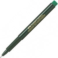Photos - Pen Faber-Castell Fine Pen Green 