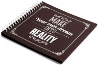 Photos - Notebook Blanknote Notebook Dream Black Paper 