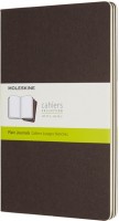 Photos - Notebook Moleskine Set of 3 Ruled Cahier Journals Large Brown 