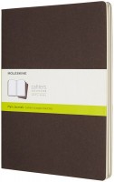 Photos - Notebook Moleskine Set of 3 Plain Cahier Journals XLarge Brown 