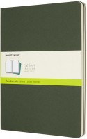 Notebook Moleskine Set of 3 Plain Cahier Journals XLarge Green 