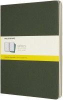 Photos - Notebook Moleskine Set of 3 Squared Cahier Journals XLarge Green 