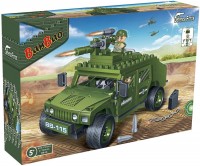 Photos - Construction Toy BanBao Brave Warrior Jeep 8842 