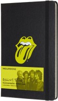 Photos - Notebook Moleskine Rolling Stones Ruled Black 
