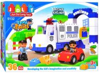 Photos - Construction Toy JDLT Town Police 5132 