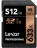 Memory Card Lexar Professional 633x SDXC UHS-I U3 512 GB