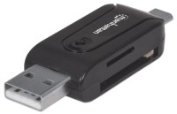 Photos - Card Reader / USB Hub MANHATTAN imPORT Reader 