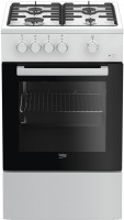 Photos - Cooker Beko FSG 52010 W white