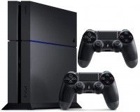 Photos - Gaming Console Sony PlayStation 4 + Gamepad + Game 