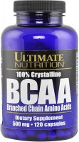 Photos - Amino Acid Ultimate Nutrition 100% Crystalline BCAA 120 cap 