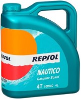 Photos - Engine Oil Repsol Nautico Gasoline Board 4T 10W-40 4L 4 L