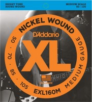 Photos - Strings DAddario XL Nickel Wound Bass Medium 50-105 