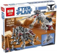 Photos - Construction Toy Lepin Republic Dropship with AT-OT Walker 05053 