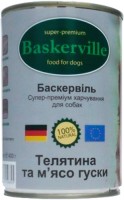 Photos - Dog Food Baskerville Dog Can with Veal/Goose 