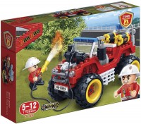 Photos - Construction Toy BanBao Fire Jeep 7106 