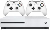 Photos - Gaming Console Microsoft Xbox One S 1TB + Gamepad + Game 