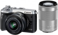 Photos - Camera Canon EOS M6  kit 15-45 + 55-200